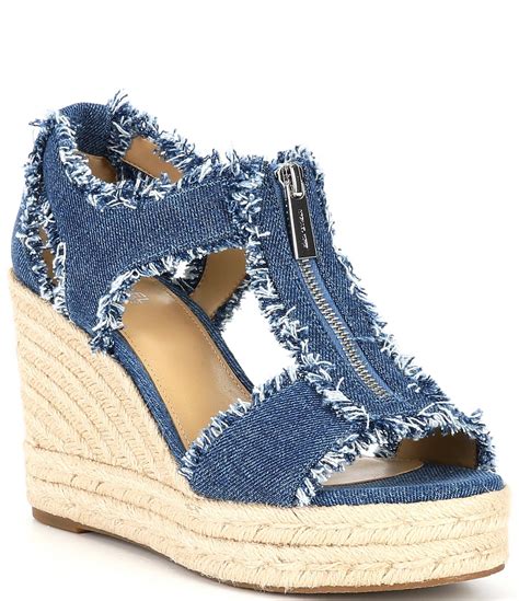 michael michael kors womens berkley|michael kors denim wedges.